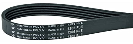 Poly-V-Riemen Antriebsriemen Keilrippenriemen Rippenriemen grobe Rippe Waschmaschine Waschautomat 1266PJ5E wie Arçelik 2828730100 Beko Cylinda Grundig Blomberg 2828730100 SMEG für wmb wnf waf saw aft