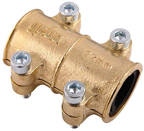 Gebo Dichtschelle für Kupferrohr 22 mm, zum Abdichten, Messing, 16048 3