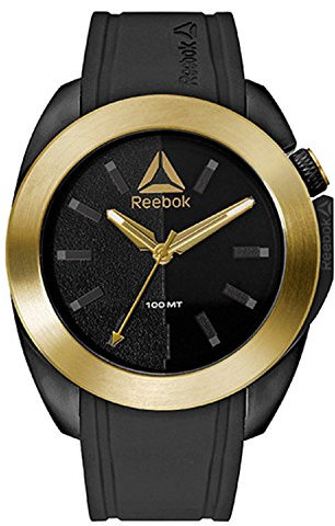 Reebok Reloj Analógico para Hombre de Cuarzo con Correa en Silicona RD-DRO-G2-PBIB-B2