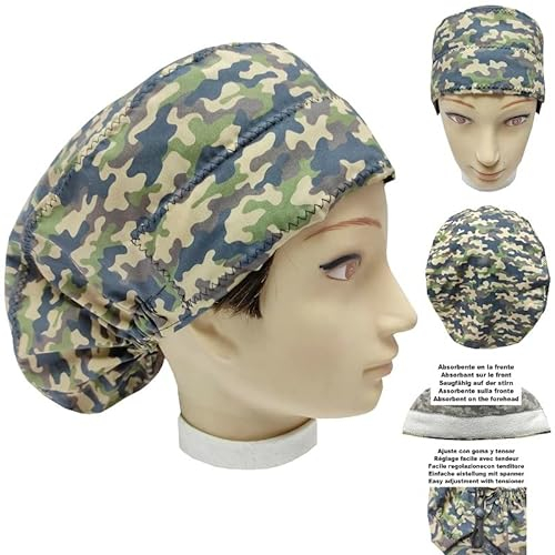 BolsoHatillo TC - OP-Haube und kochen Militärische Tarnung für langes Haar