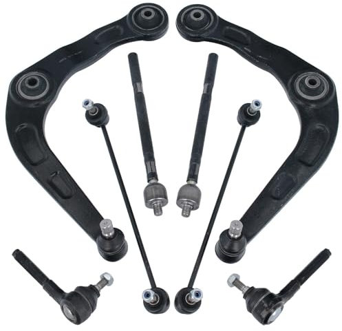 GEPCO Querlenker Satz Set Querlenkersatz 8-teilig Spurstangenendstück Stabilisator Vorne Vorderachse Spurstange links rechts unten kompatibel mit Peugeot 206 T3E CC SW