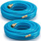 2x DEUBA® Druckluftschlauch 10m PVC Schnellkupplung 15 bar 1/4' Anschluss Ø Innen 6mm Außen 13mm Gewebeschlauch Kompressor
