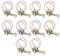 10 Stücke Wasserschlauch Barb Clamp Einstellbar Edelstahl Bequem Doppel Draht Rohr Clip Hoop Sanitär Verschluss (16mm-19mm)