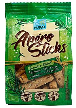 Pural Apéro-sticks Mit Rosmarin Meersalz - Bio, 100 G