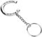 Pssopp Porte-clés en Fer à Cheval Porte-clés en Fer à Cheval Hautement Poli Cadeaux de Faveur Mors de Filet de Cheval en Argent Durable Porte-clés pour la Maison