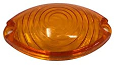 Highway Hawk Ersatzglas/- Scheibe Amber für Blinker Medium Cateye 68-5061/5062