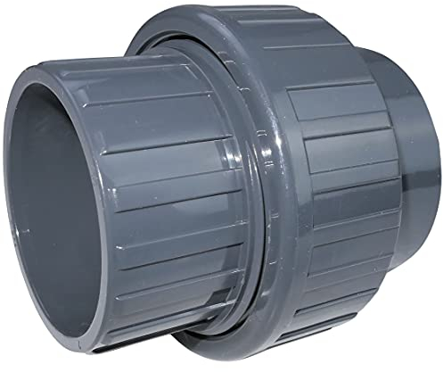 AERZETIX - C52010 - Racor unión para encolar con junta tórica - Ø50x50mm - hembra/hembra - en plástico - PN16 - para tubos de suministro de agua, riego, fluidos diversos