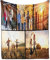 Geschenkelampe Fotodecke 150x200 mit eigenem Foto - Bedruckte Kuscheldecke - personalisiertes Fotogeschenk für Weihnachten - Decke mit Collage (5 Photos, 200 x 150 cm)