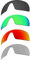 EZReplace Lentes de repuesto para gafas de sol Oakley Sutro OO9406 (lentes polarizadas), se adapta a Oakley Sutro Frame (negro carbono, verde primavera, rojo fuego, plateado metálico)