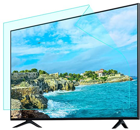 Pellicola Salvaschermo Per TV LCD Con Protezione Dalle Radiazioni, Pellicola Protettiva Antiriflesso Opaca 4H Tasso Antiriflesso Fino Al 90% Per LCD LED 4K OLED E QLED HDTV / 32 in 704 X 395mm / Bl