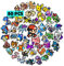 GTOTd Retro Video Game Stickers (50 Pcs Large Size) Cartoon Gifts Merch Decoartions Laptop Party Supplies for Water Bottle Sticker Luggage Skateboard Room Decor Teens