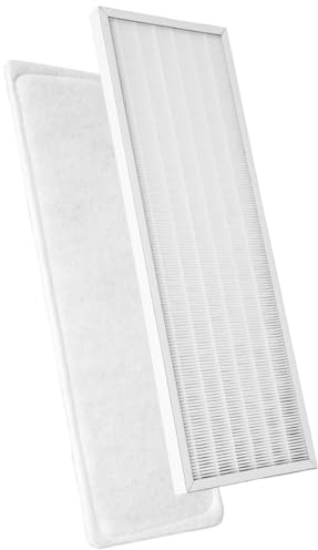 Tops Filtri per Brink Renovent Excellent 300/400 | 1 set di filtri per polline G3+F7 | 1 filtro per telaio 185 x 525 x 5 mm G3 + 1 filtro compatto MP cartone 185 x 525 x 25 mm. F7