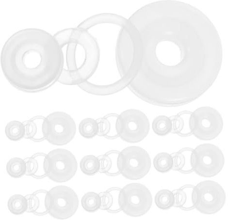 ABOOFAN 10ensembles Joint Silicone De Remplacement pour Soupape Cocotte- Gasket De Valve Étanche Haute Température Accessoire Anneaux Silicone pour Valves Flottantes