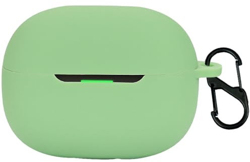 Funda de silicona para Xiaomi Redmi Buds 5 Pro auriculares Bluetooth, funda protectora para Xiaomi Redmi Buds 5 Pro (LightGreen)