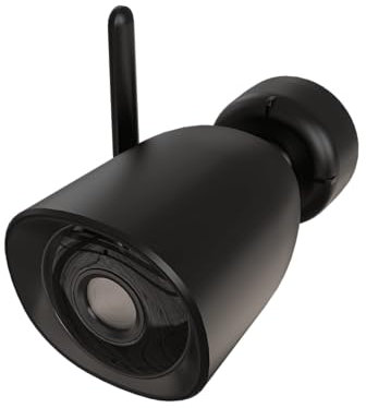 CALEX Caméra Extérieure Connectée IP, 2K 4MP, Audio Bidirectionnel, Vision Nocturne, Détection de Mouvement, WiFi, App, Alexa/Google