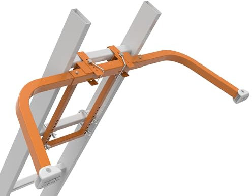Qualward Stabilisateur d'échelle accessoire pour gouttière de toit