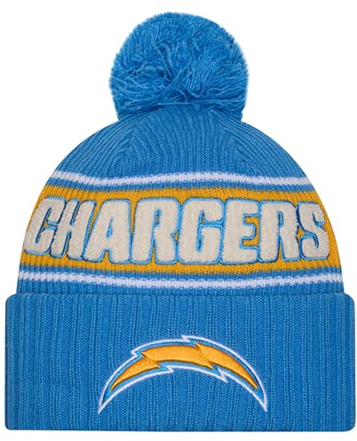New Era Herren NFL 2024 Sideline Cuffed Knit Hat mit Bommel