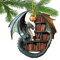 Weihnachtsbaum Drachenform Bücherregal Anhänger | Weihnachtsbaumschmuck Hängedekoration 2D Drachen Bücher Ornament | 2D Acryl Weihnachts Drachen Ornament Für Andenken