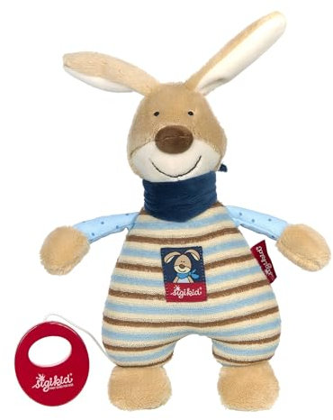 SIGIKID Spieluhr Hase Semmel Bunny mit Wunschmelodie personalisierbar grau,Onesize,grau