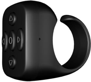 Rorqgd Drahtlose Bluetooth Air Mouse Mobile Selfie Lazy Instant Fernbedienung Ring Musik-Video-Controller für Laptop Telefon A