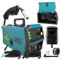 Saldatrice inverter Multifunzione Filo Continuo + Elettrodo Filo Continuo MIG No GAS + MMA Elettrodo 450 Ampere per Fabbro Display Digitale Portatile Saldatura con Tecnologia FAST FEEDING