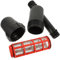 iplusmile filtro de riego Filtrar aspersores de riego pulverizador riego por goteo jardinería irrigación filtro para riego filtro del sistema de goteo filtro de jardín el plastico Negro