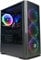 CyberPowerPC Wyvern Gaming PC - AMD Ryzen 5 5500, Nvidia RTX 5060 8GB, 16GB RAM, 1TB NVMe SSD, 650W 80+ PSU, Wi-Fi, Windows 11, Prism Panoramic RGB Black