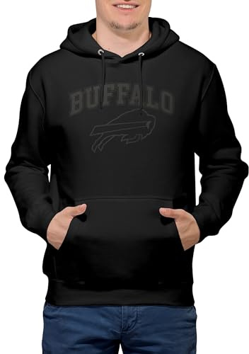 FOCO NFL Blackout Team Logo Pullover Hoodie