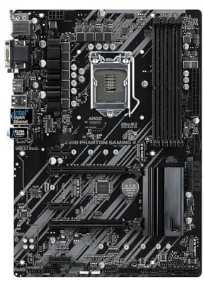 Placa Madre Placa Base Z390 Fit For ASROCK Z390 Phantom Gaming 4 LGA 1151 DDR4 64G LGA1151 PCIE 3.0 ATX for CPU i7-9700F i7-8700 9400F G5600T