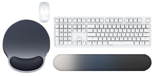 Repose-poignet pour clavier, repose-poignet confortable en mousse à mémoire de forme, coussin de bureau de remplacement pour ordinateur portable, souris de jeu, tapis de confort