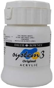 Daler-Rowney System 3-150 ml Tube Acrylfarbe-Zink-Mix