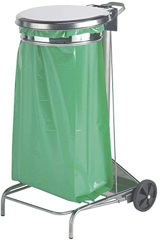 Support de sac avec fermeture hermétique