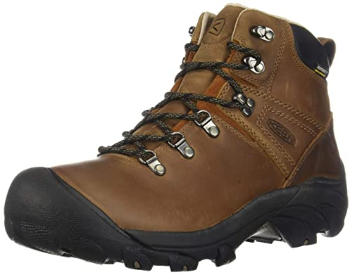 KEEN Pyrenees, Stivali da escursionismo, Uomo, Marrone (Syrup), 48.5 EU