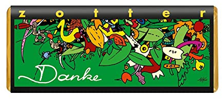 Zotter Danke - Waldbeeren mit Vanille, 2er Pack (2 x 70 g) - Bio