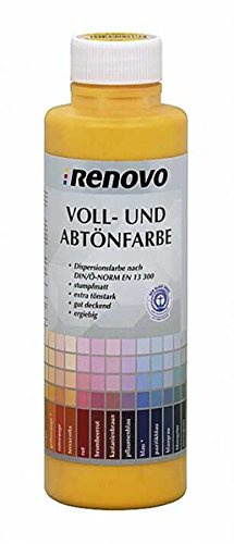 0,5 Liter RENOVO Abtönfarbe Rapsgelb