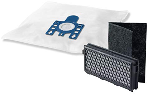 20 Staubsaugerbeutel + 1 Hepa- & 1 Motorfilter kompatibel mit Miele S 8340 EcoLine, S8340 im Vorteilspack von Microsafe®