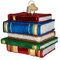 Old World Christmas Stack of Books Christmas Ornament