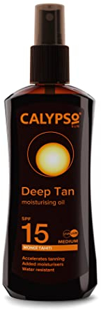 Calypso Deep Tanning Monoi Tahiti Oil Spray mit LSF15, 200 ml, CALT15MON