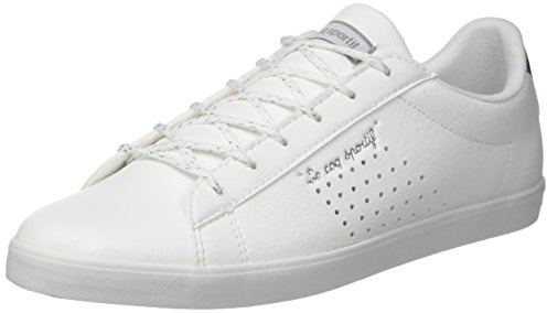 Le Coq Sportif Agate Lo S Lea/Metallic Women's Trainers White Size: 3 UK