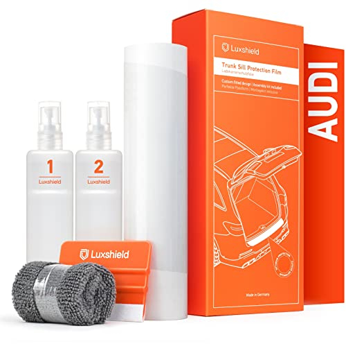 Luxshield Ladekantenschutz Folie für Audi Q2 GA I 2016-2020 - Stoßstangenschutz, Kratzschutz, Lackschutzfolie - Transparent