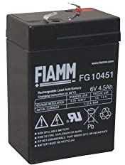 Fiamm FG 6V 4,5Ah 4500mAh Batteria al piombo ricaricabile da 4500mAh