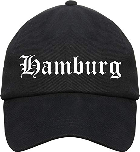 sostex Hamburg Cappy - Altdeutsch Bedruckt - Schirmmütze Cap Einheitsgröße Schwarz