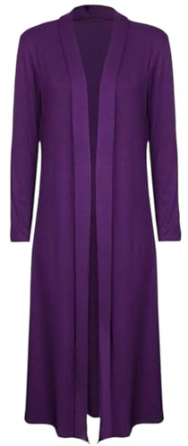 Urban Fashion Ladies Maxi Long Length Boyfriend Women Cardigan Collared Top Long Full Sleeve Floaty Duster Jacket Coat Blazer