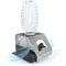 SODACLEAN® Premium Flaschenhalter mit Abtropfwanne - für SodaStream Duo Crystal Flaschen | aus hochwertigem Edelstahl - Abtropfhalter mit Deckelhalterung | Easy Fuse Power Emil UVM. (1er)