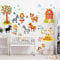 Wandtattoo Kinderzimmer Kleines Bauernhof-Set, Größe HxB:30cm x 45cm