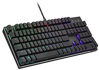 Cooler Master SK652 Space Gray Full Mechanical Low Profile Gaming Keyboard, Tactile Brown Switches, Customizable RGB, Ergonomic Design, USB-C Connectivity, Mac/Windows, QWERTY (SK-652-GKTM1-US)