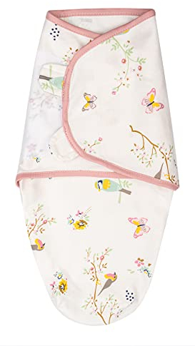 Baby Pucktuch Pucksack Schlafsack mit Klettverschluss Sakura Bloom Gr S 3,2-6,4kg