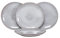 Piatto di Dessert 20cm, Set di 4 Servizi di Piatto, Servizio Tavola Adatto a Bistecche / Verdura / Pasta / Lasagna / Focaccia / Torta, Adatto per Forno e Microonde, Squisito Porcellana, Grigia Chiaro
