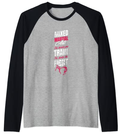 The Harder You Train The Shorter The Fight Design Raglan