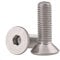 Lot de 25 vis à tête fraisée à tête plate 3/8-16 x 3/4, en acier inoxydable 18-8, entièrement filetées, finition brillante